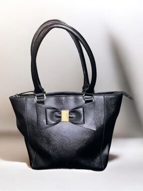 Apt 9 Tote Bag with Bow Accent EUC